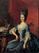 unknow artist Portrait of Maria Beatrice d'Este Archduchess of Austria oil painting on canvas